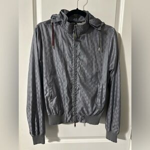 Gucci Gray Hooded Jacket
